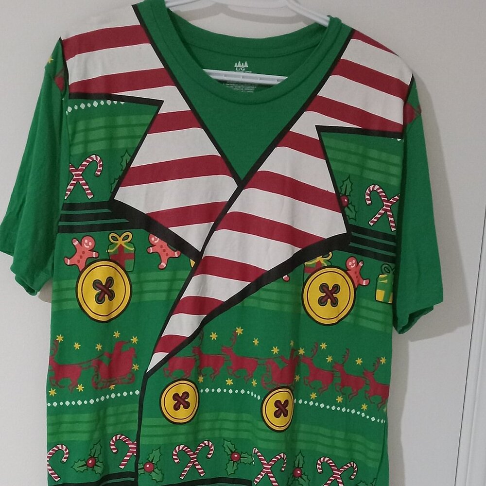 Elf outfit top for man or women Large